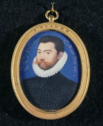 Portret van een onbekende man, 28 jaar oud, 1582